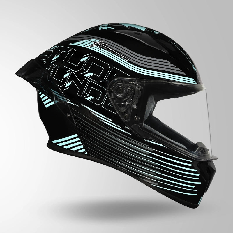 THUNDER D11 DECOR BLACK & BLUE
