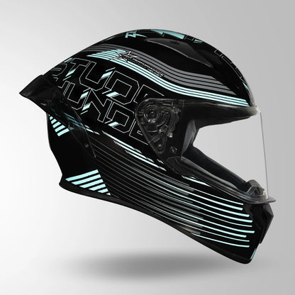THUNDER D11 DECOR BLACK & BLUE