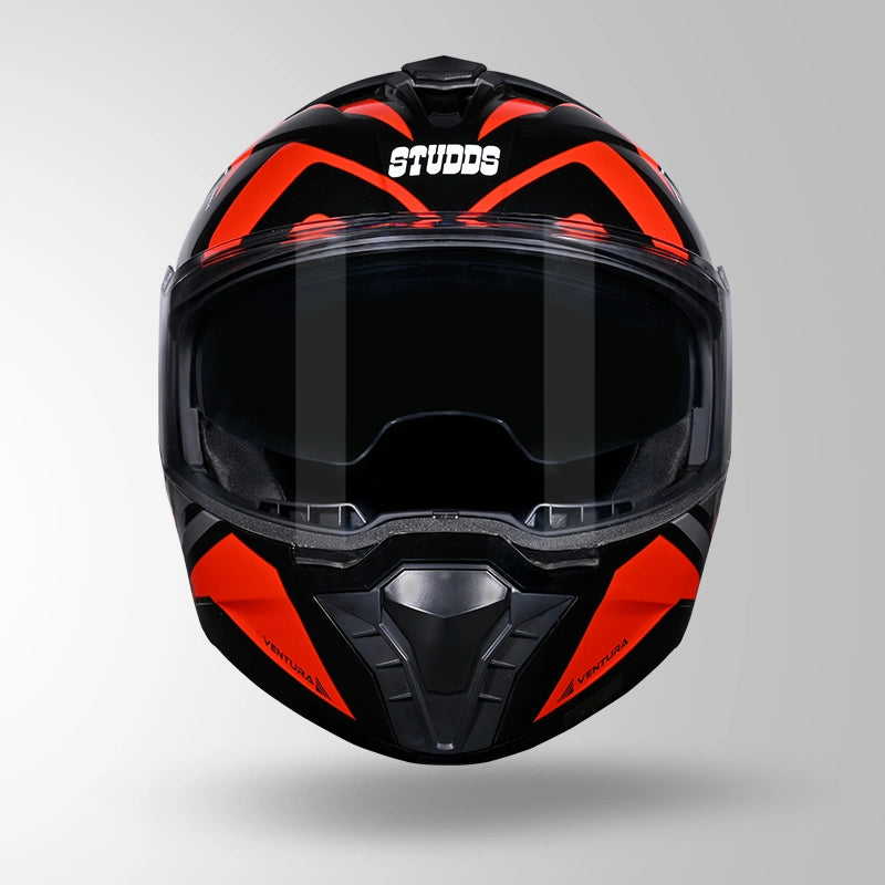 STUDDS TROOPER D3 VENTURA DECOR BLACK & RED