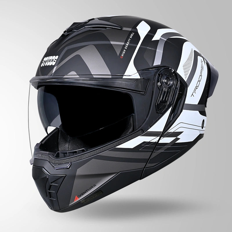 TROOPER D3 VENTURA DECOR MATT BLACK & WHITE