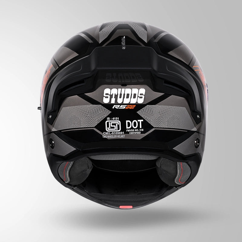 TROOPER D4 RACE DECOR BLACK / ORANGE & GREY