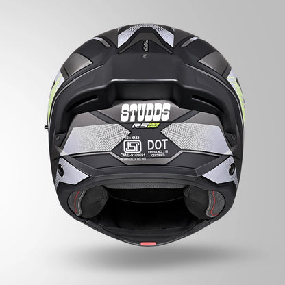 TROOPER D4 RACE DECOR MATT BLACK / YELLOW & GREY