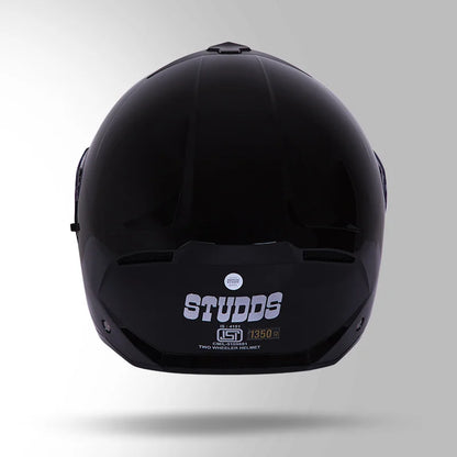 STUDDS TROOPER SOLID HELMET (Gloss Black)