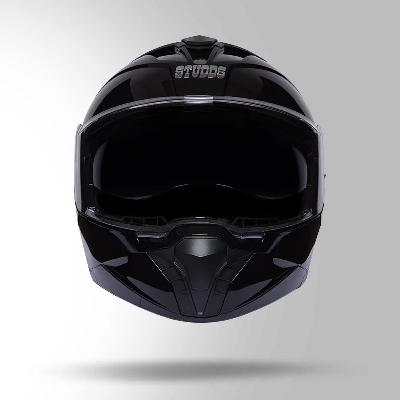 STUDDS TROOPER SOLID HELMET (Gloss Black)