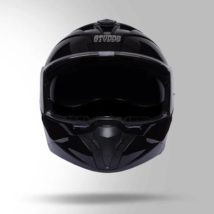 STUDDS TROOPER SOLID HELMET (Gloss Black)