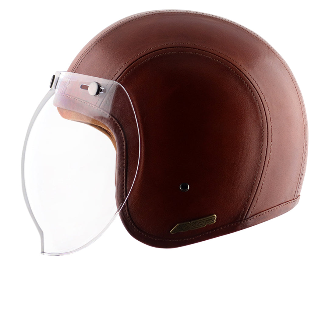 Axor Retro Jet Leather Helmet TIMBERCONIAC LIGHT