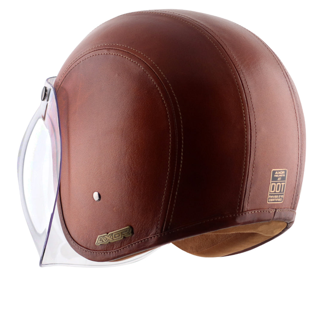 Axor Retro Jet Leather Helmet TIMBERCONIAC LIGHT