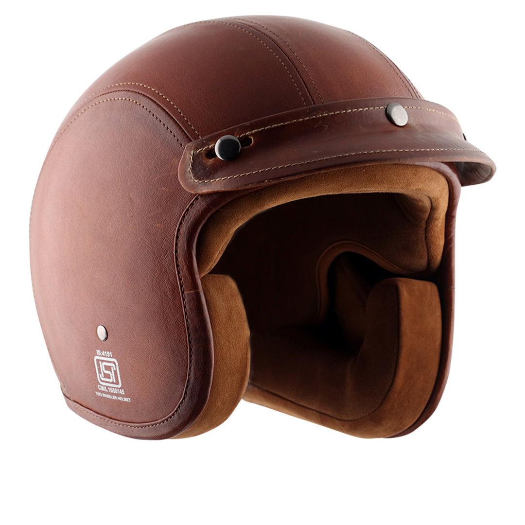 Axor Retro Jet Leather Helmet TIMBERCONIAC LIGHT