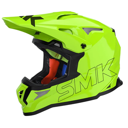 SMK Allterra Hi Viz Yellow Gloss (HV420) Helmet