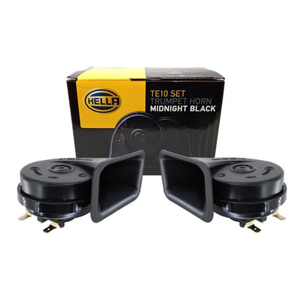 Hella TE10 Trumpet Horn Set Midnight Black (2 Units)