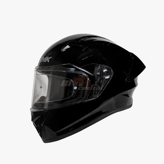 SMK Stellar Sports Unicolor Gloss Black (GL200) Helmet
