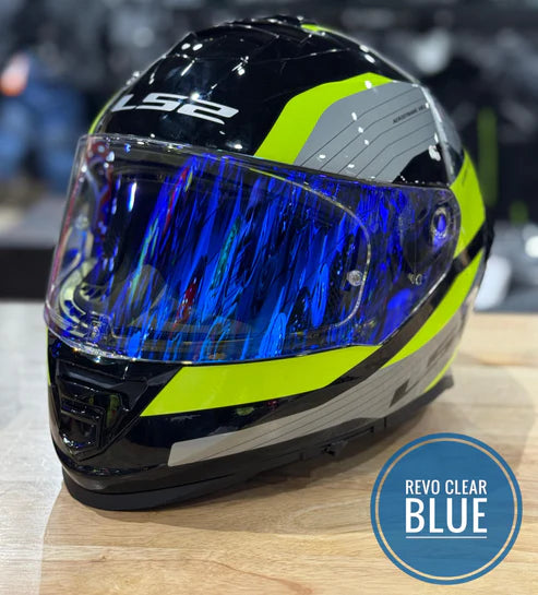 LS2 FF800 REVO CLEAR BLUE ( DAY & NIGHT VISOR)