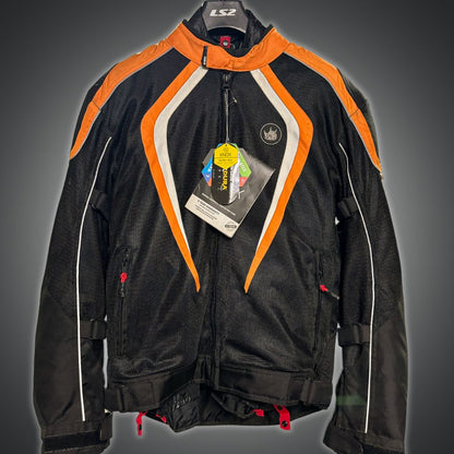 RYNOX KNOX TORNADO PRO V3 JACKET - Black Orange