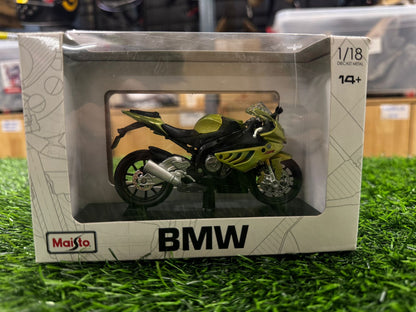 BMW S1000RR 1:18 Maisto licensed diecast scale model bike