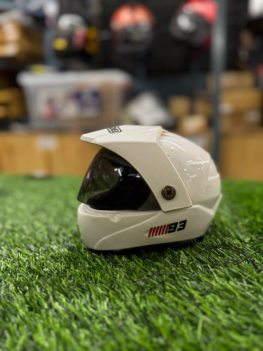 Shoei White MX Miniature Helmet