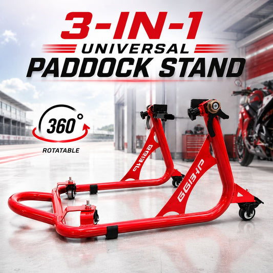 66Bhp 360 Universal Rotatable Paddock Stand - Two In One