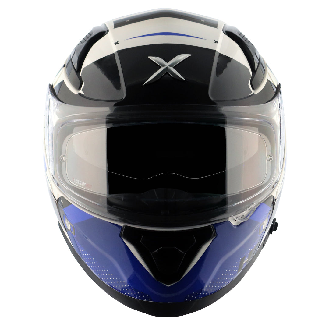 Apex Hex2 Helmet White Blue