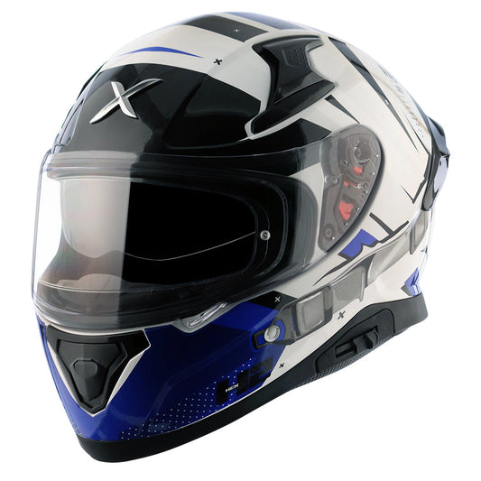 Apex Hex2 Helmet White Blue
