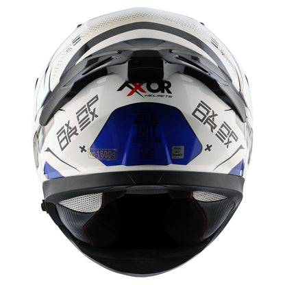 Apex Hex2 Helmet White Blue