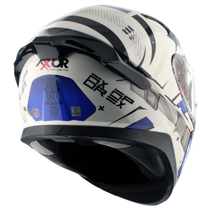 Apex Hex2 Helmet White Blue