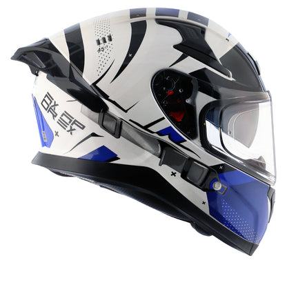 Apex Hex2 Helmet White Blue