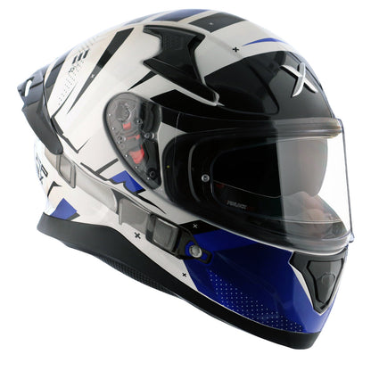 Apex Hex2 Helmet White Blue