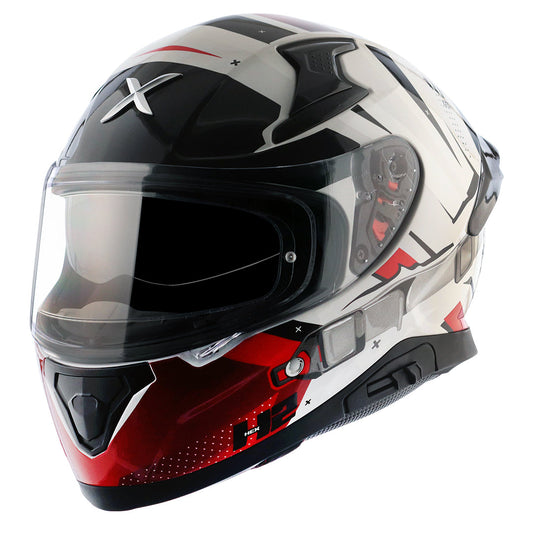 Apex Hex2 Helmet White Red