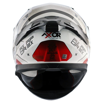Apex Hex2 Helmet White Red