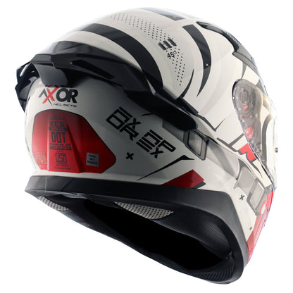 Apex Hex2 Helmet White Red