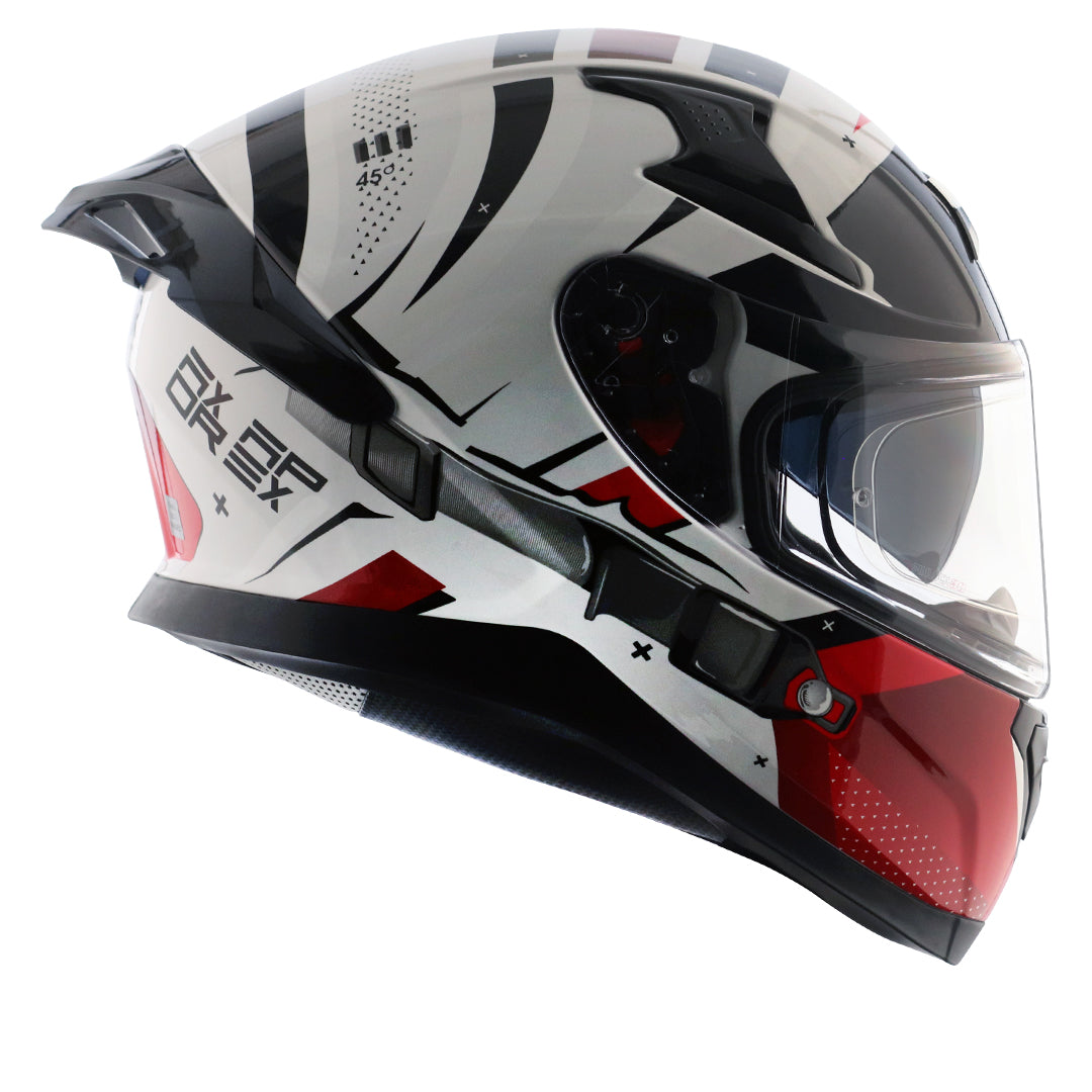 Apex Hex2 Helmet White Red