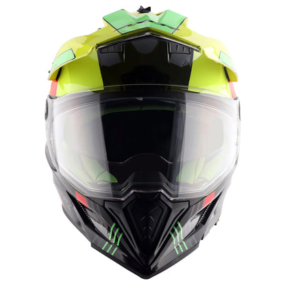 AXOR X-Cross Dual Visor Gambling Helmet