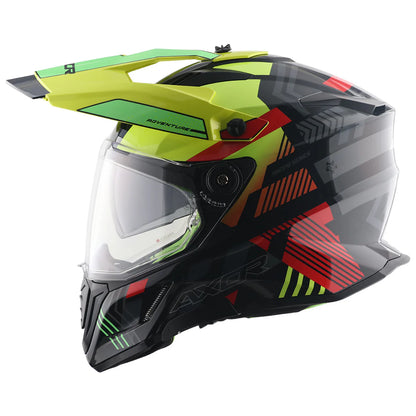 AXOR X-Cross Dual Visor Gambling Helmet