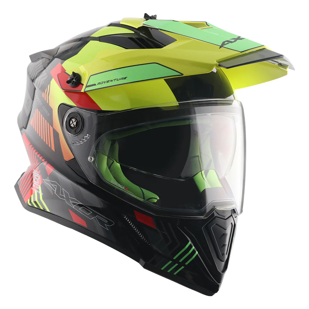 AXOR X-Cross Dual Visor Gambling Helmet