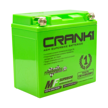 Battery For Aprilia Mana 850,GT (2007-2016) - CB14-BS - Factory Activated