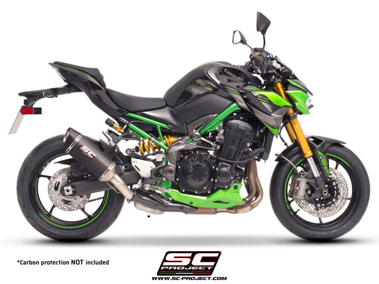 SC Project Exhaust SC1-S carbon for Z900 (2020) without heat carbon protector