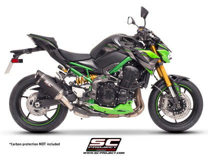 SC Project Exhaust SC1-S carbon for Z900 (2020) without heat carbon protector