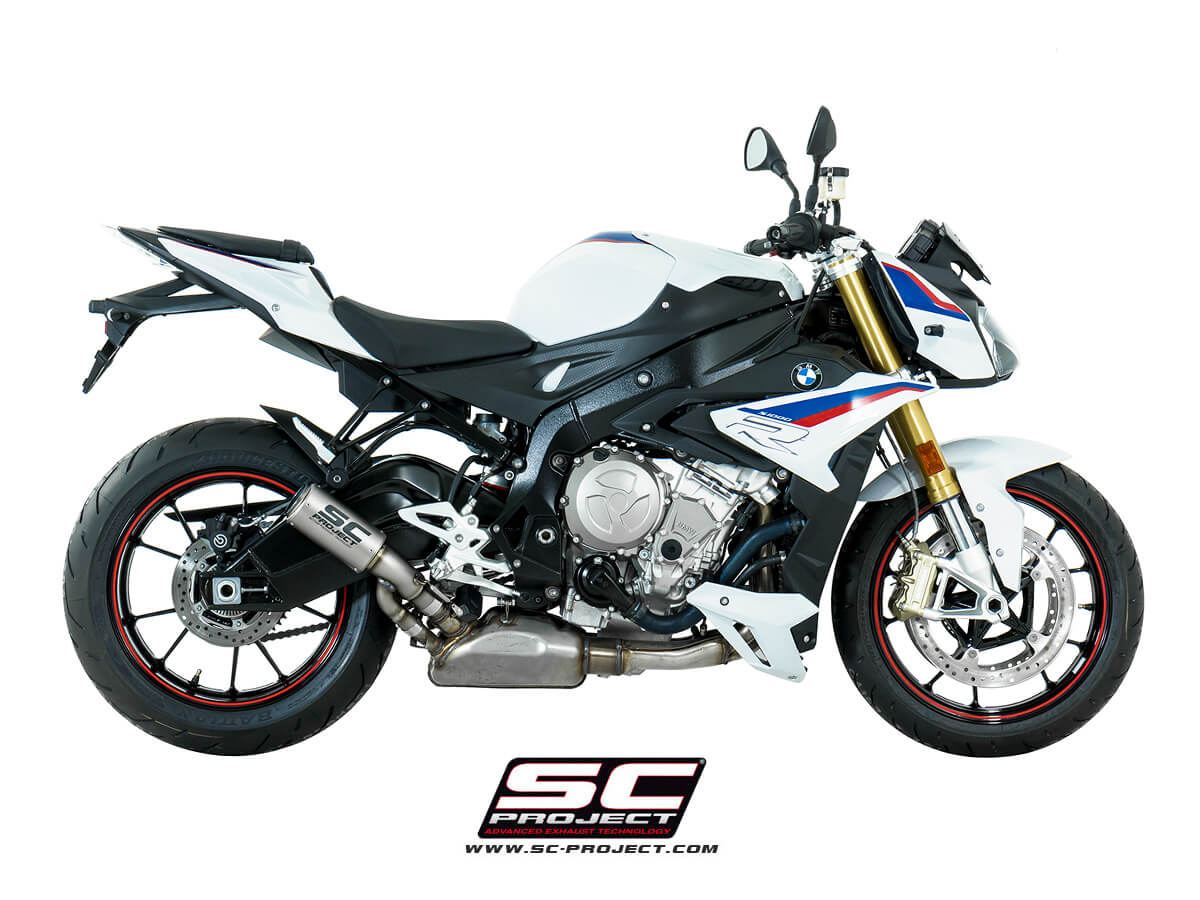 SC Project CR-T Slip On Titanium Exhaust for BMW S1000R (2017-2020)