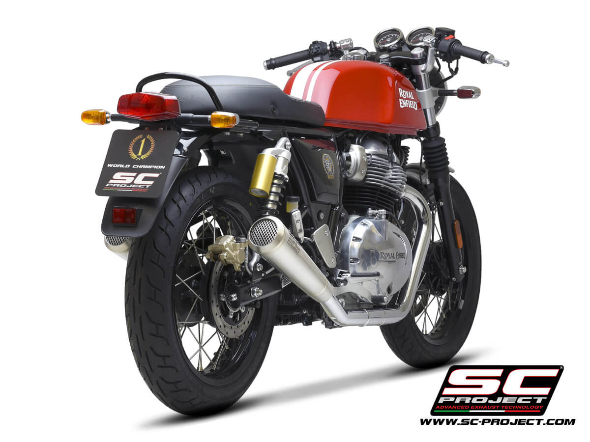 SC Project Pair Of Conic 70″S Exhaust for Royal Enfield Continental GT-Interceptor 650 (19-24)