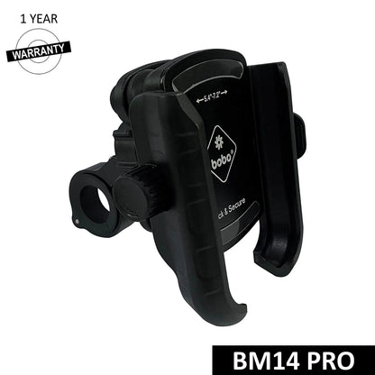 BOBO BM14 PRO X Quick Release with PRO X Vibration Controller Enhanced BM4 PRO Bike / Cycle Phone Holder Motorcycle Mobile Mount