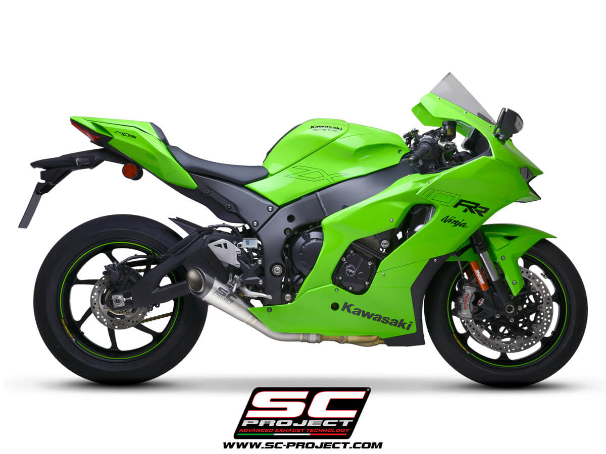SC Project Exhaust S1 Titanium (2021-2024) With De-Cat Link Pipe for ZX-10R
