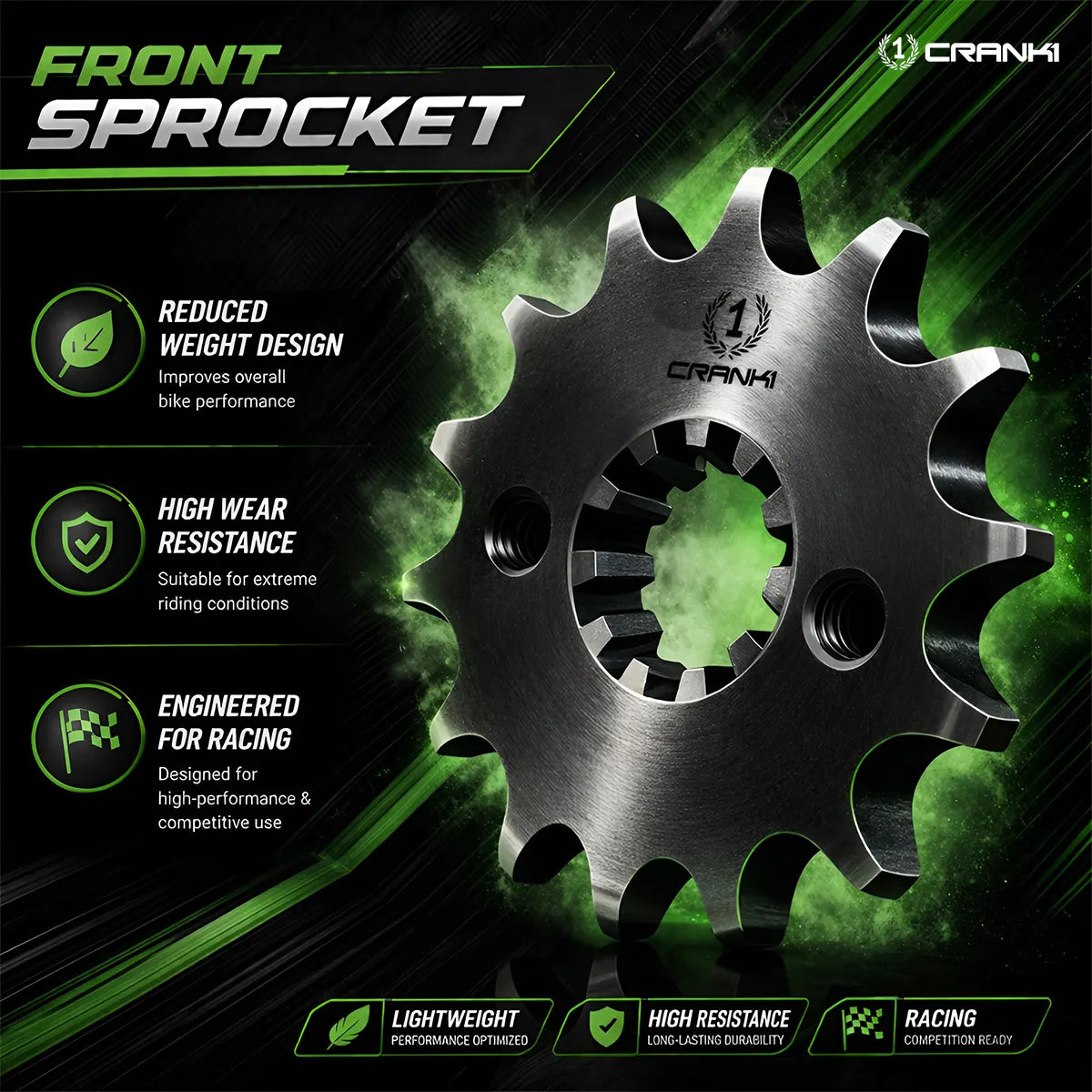 Sprocket For Ducati Scrambler Classic 800 (2015-2018) - Front - CPF736.15T - CRANK1