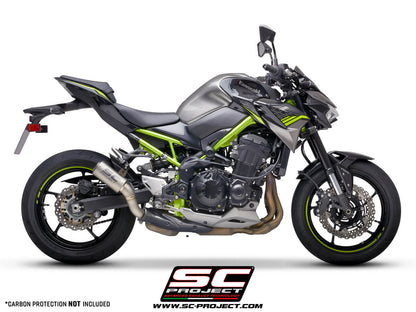 SC Project Exhaust CR-T Titanium (17-19) with stoneguard grid for Z900