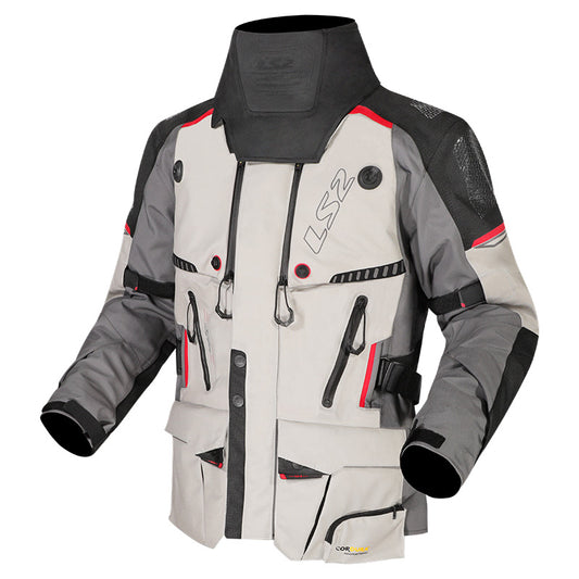 JACKET APOLLO MAN GREY BLACK RED