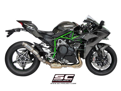 SC PROJECT GP70-R Titanium EXHAUST FOR KAWASAKI H2 (2015-2020)