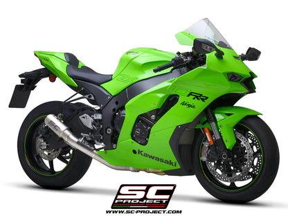 SC Project Exhaust CR-T Slip-On Titanium (2021-2024) for Kawasaki ZX-10R