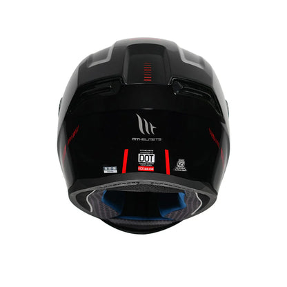 MT Hummer B Solid Gloss Black A1 Helmet