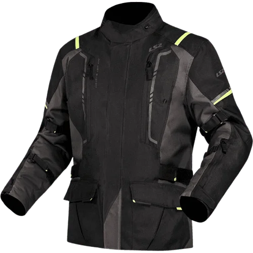 JACKET NARVIK MAN GREY BLACK HI-VI YELLOW