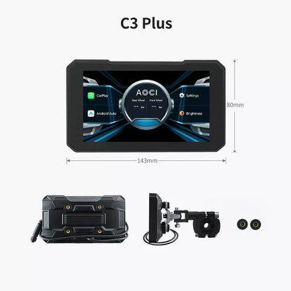 C3 5" Motorcycle Wireless Touch Screen
