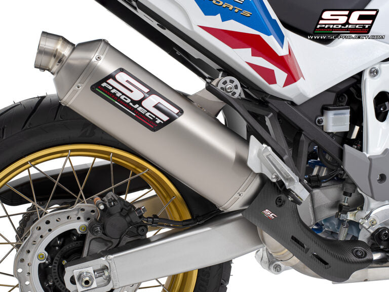 SC Project Exhaust Rally Raid Titanium for Africa Twin 1100 (2024-2025)-Adventure