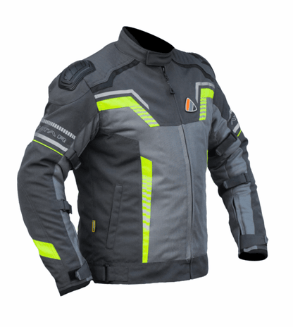 AVATAR V.2 – GREY HI-VIZ GREEN JACKET BISON PRO GEARS